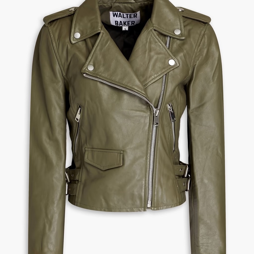 Walter Baker leather biker jacket